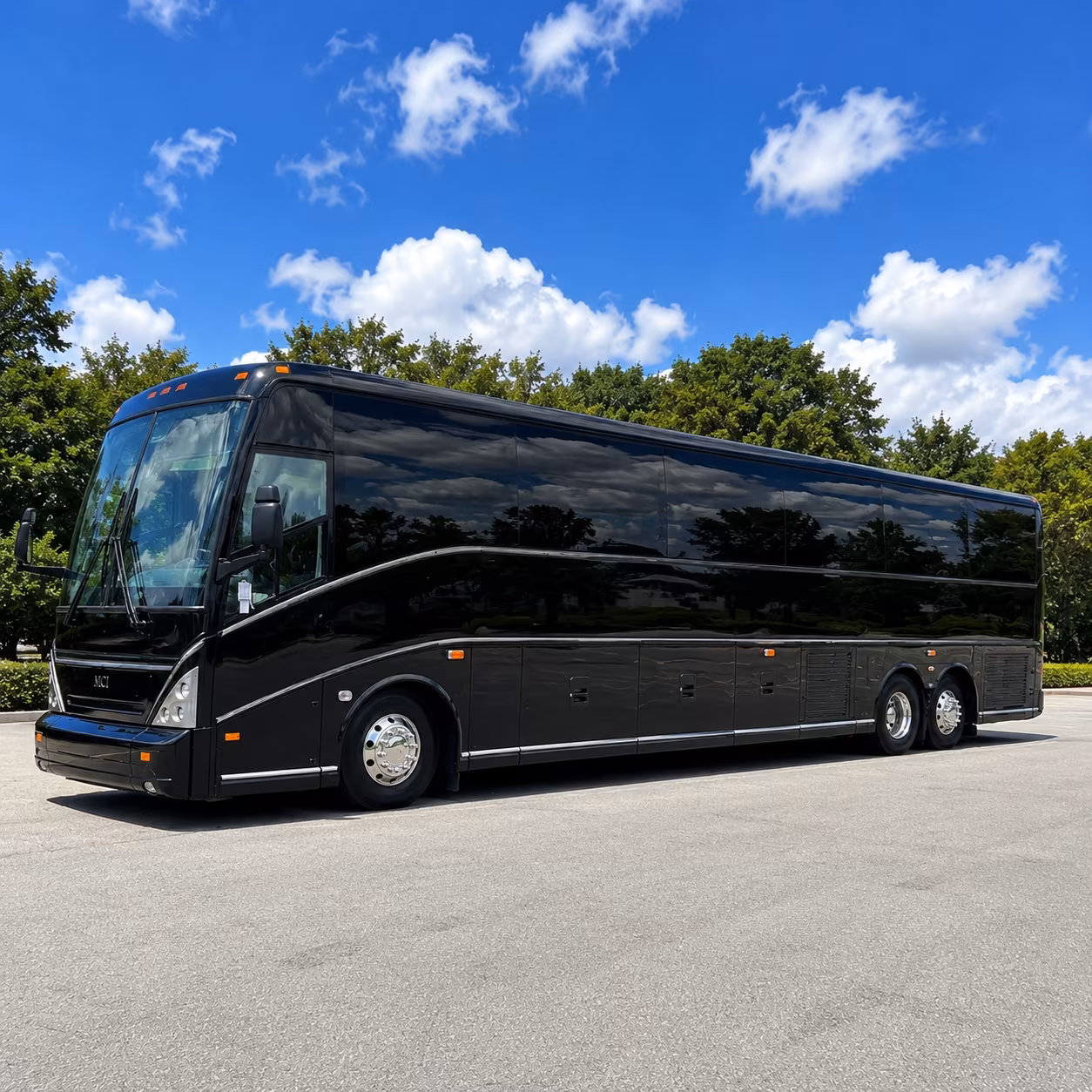 charter buses for corporate events and conferences at the new braunfels civic convention center