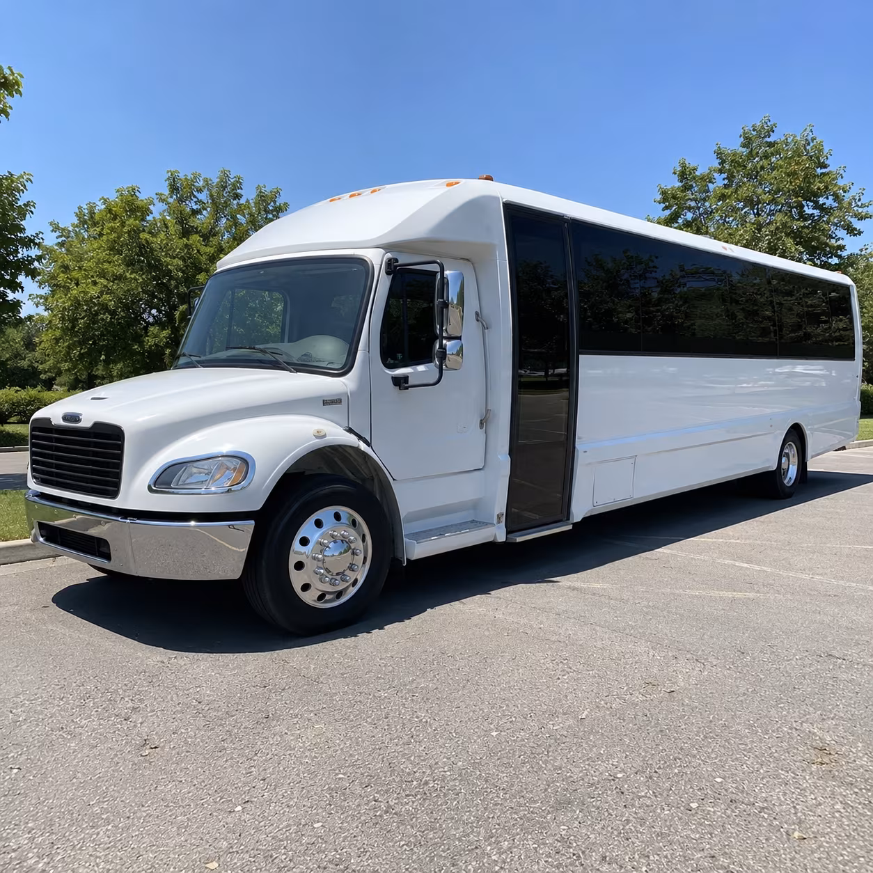 employee shuttle buses for new braunfels companies along the i 35 corridor