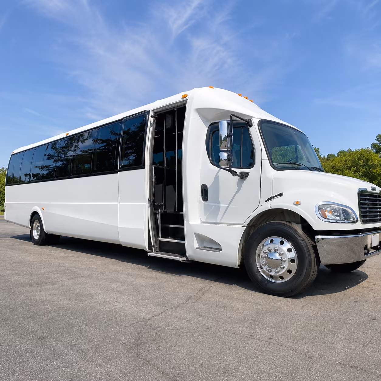 hotel to venue shuttle bus services for new braunfels corporate groups