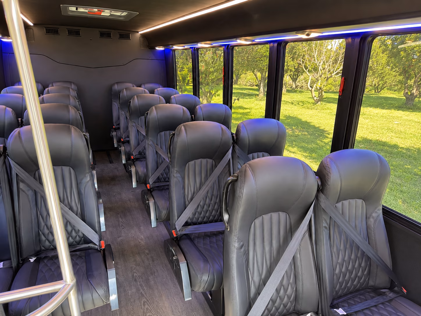 long distance charter buses from new braunfels to dallas fort worth sporting events