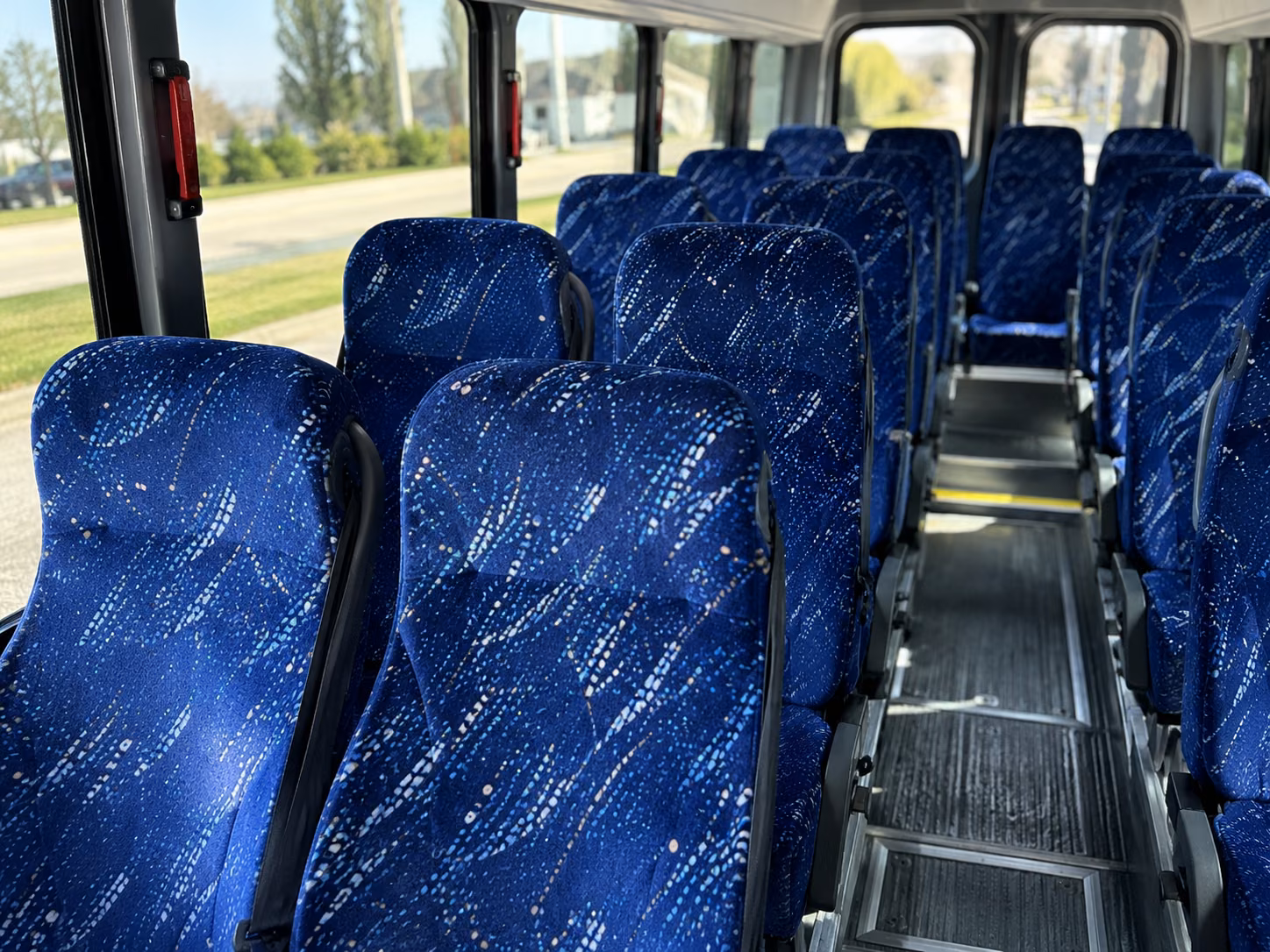 new braunfels 15 passenger minibus inside
