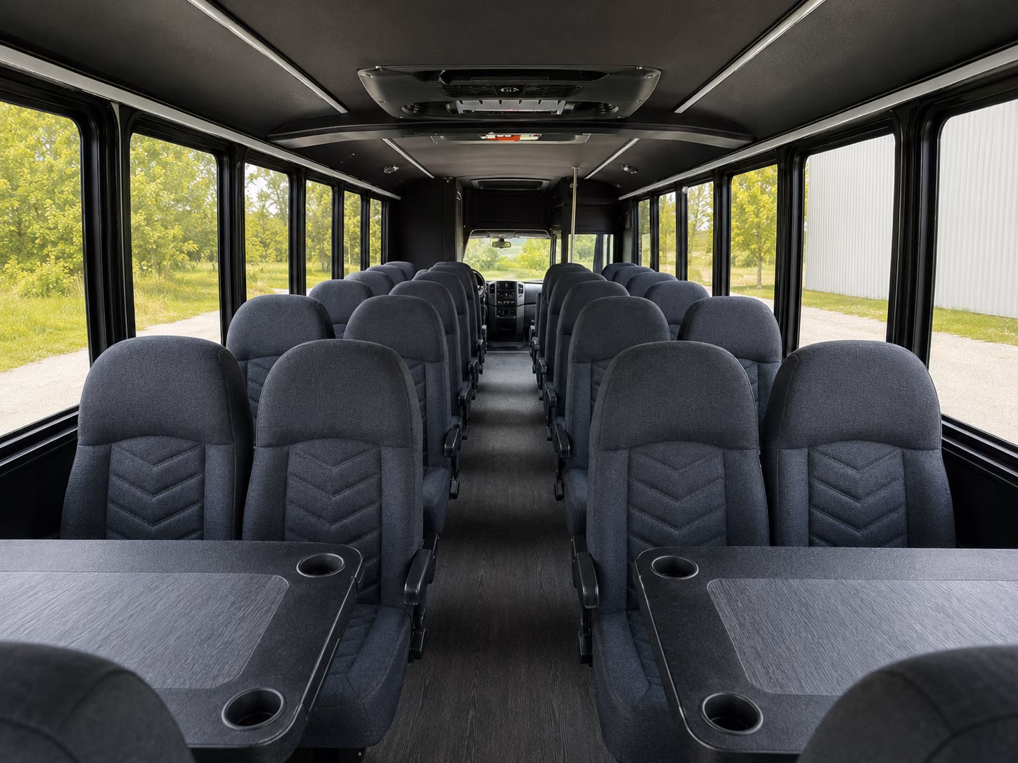 new braunfels 15 passenger minibus interior