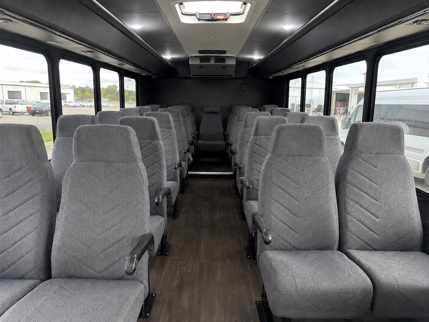 new braunfels 18 passenger minibus inside
