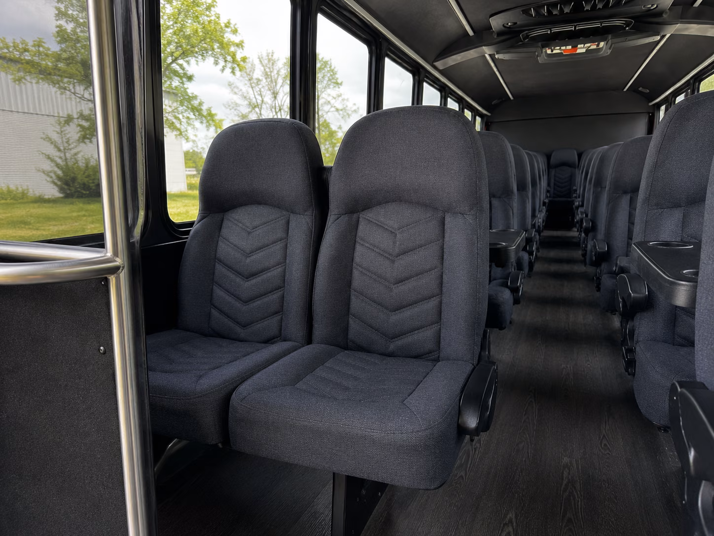 new braunfels 18 passenger minibus interior