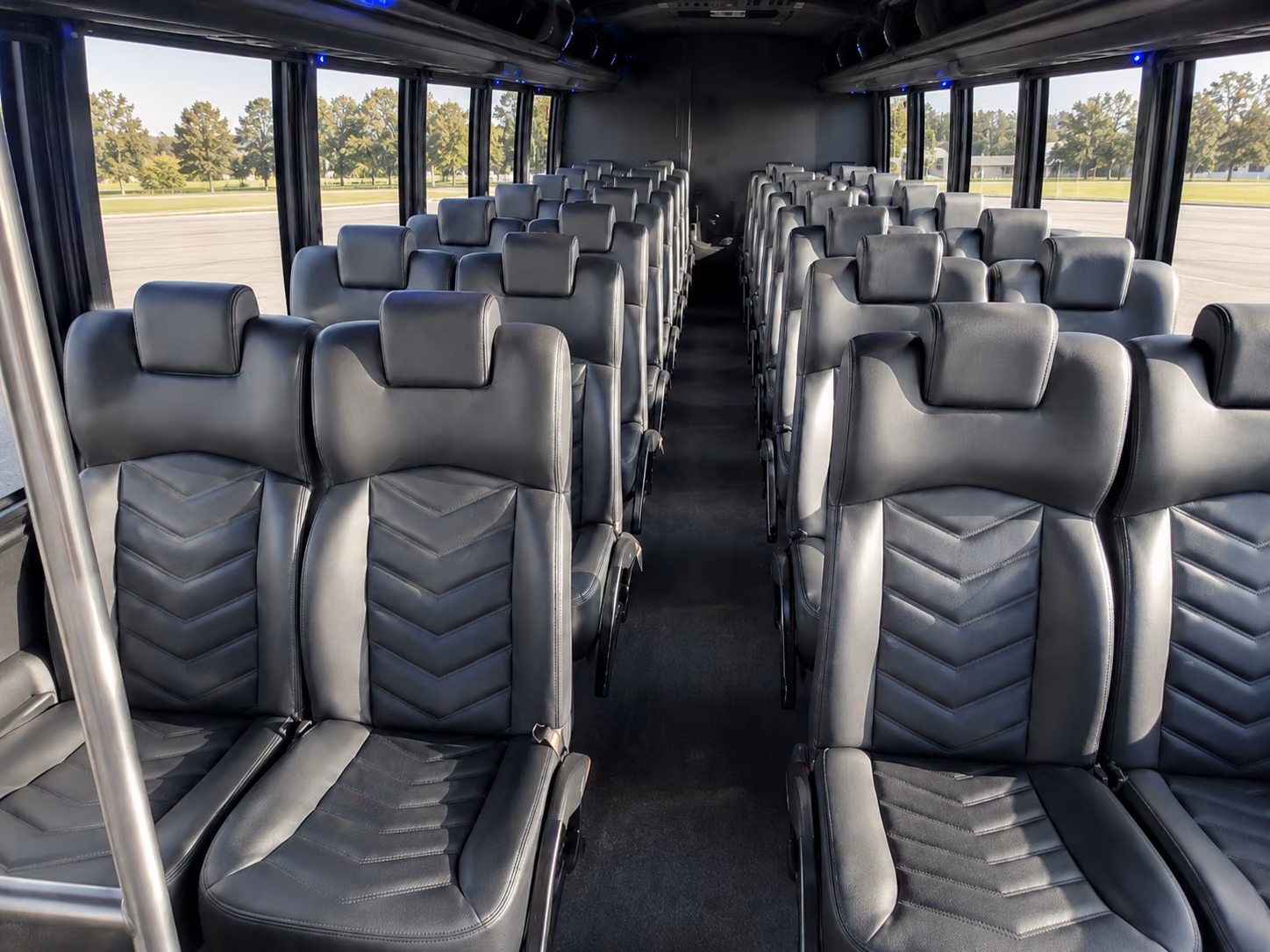 new braunfels 20 passenger minibus interior