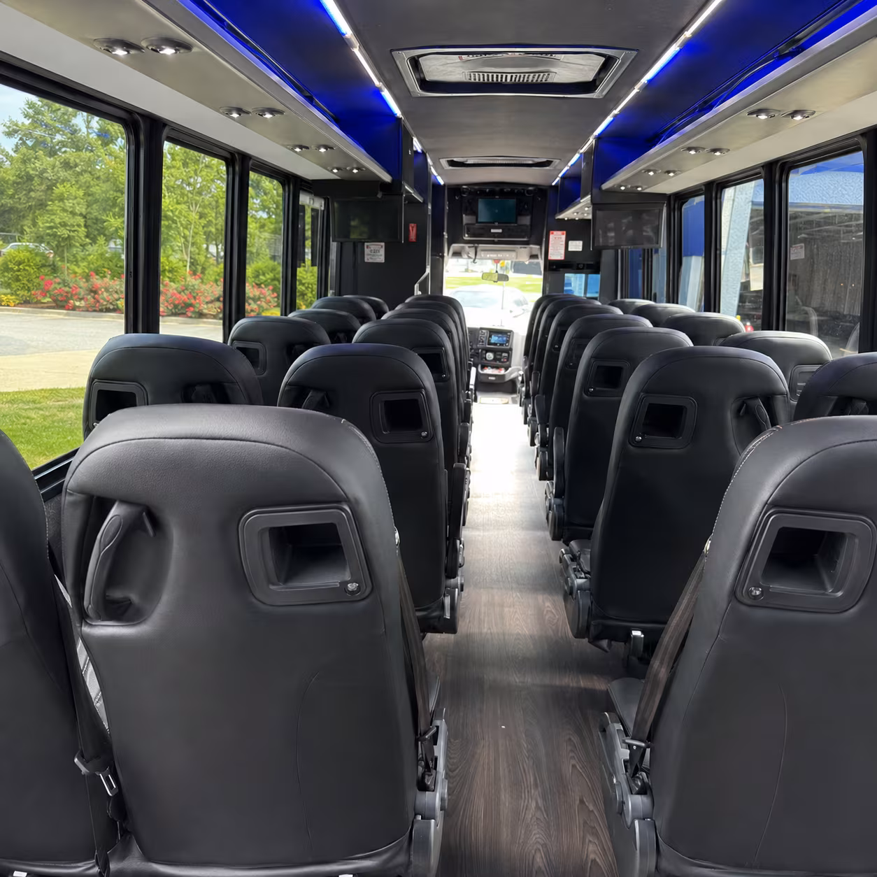 new braunfels 30 passenger minibus inside