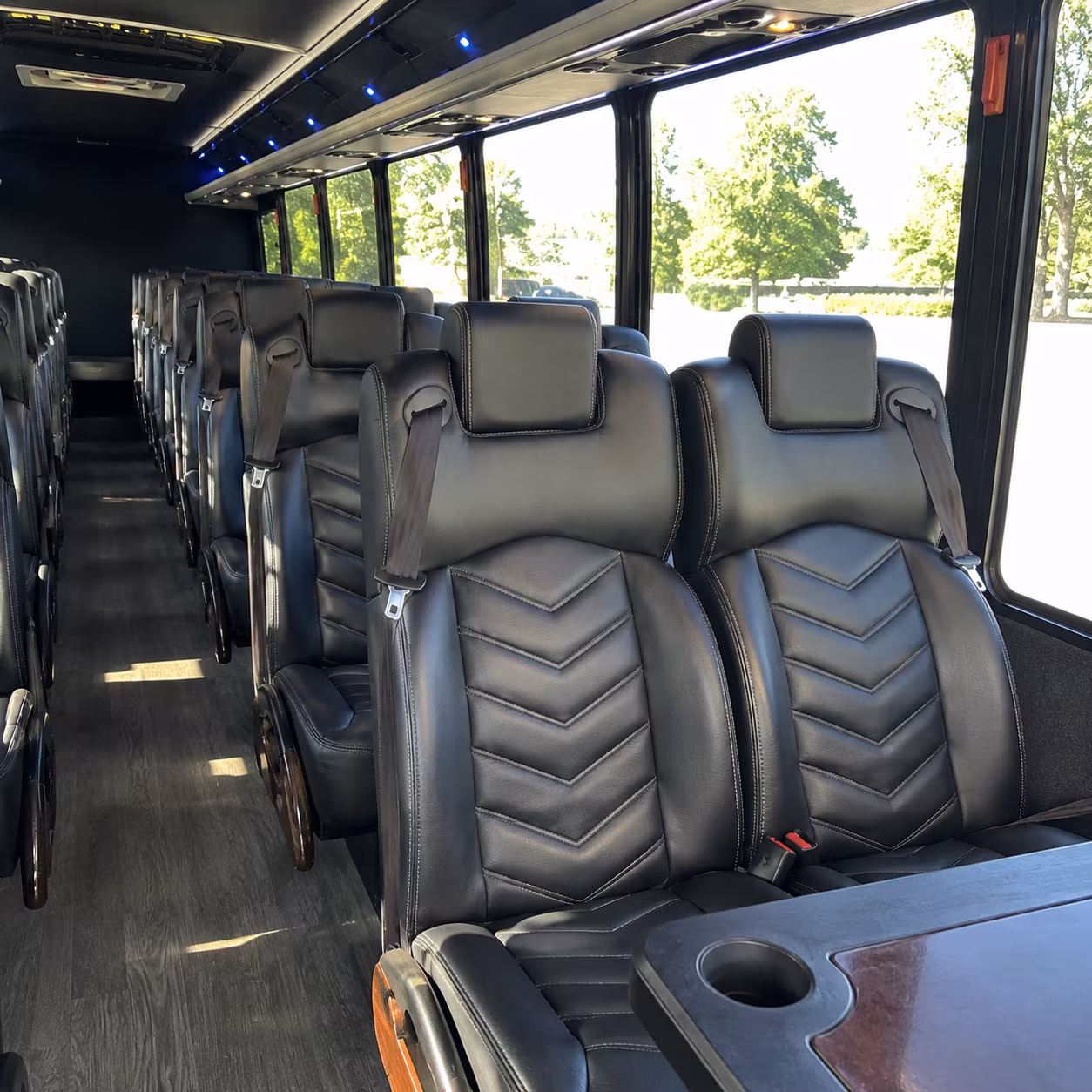 new braunfels 30 passenger minibus interior
