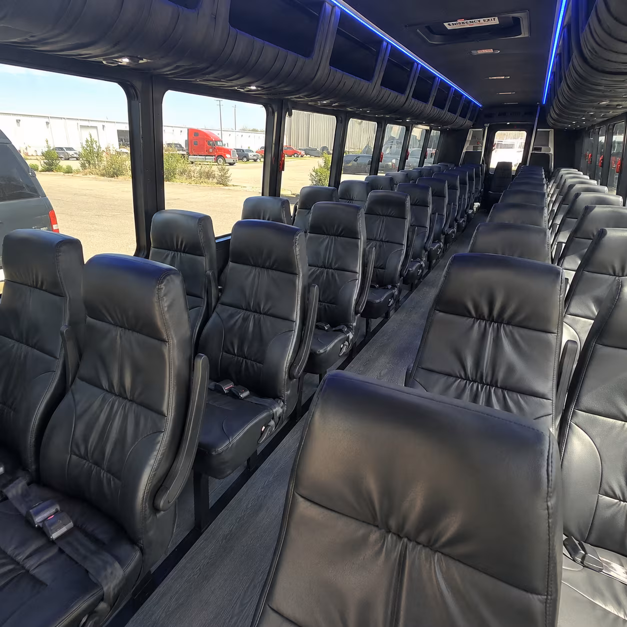 new braunfels 35 passenger minibus interior